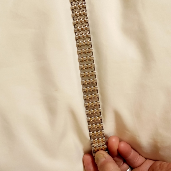 Acqua Indiglo Men's Steel Gold Tone Watch - Picture 8 of 10